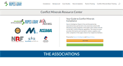 Desktop Screenshot of conflictmineralsresources.com